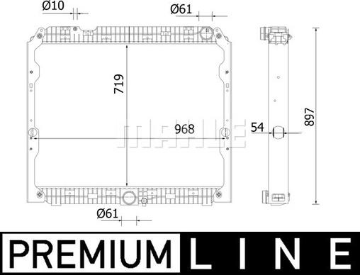 Wilmink Group WG2183182 - Радиатор, охлаждение двигателя autodnr.net