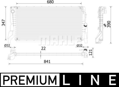 Wilmink Group WG2183278 - Радіатор, охолодження двигуна autocars.com.ua