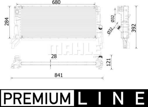 Wilmink Group WG2183279 - Радіатор, охолодження двигуна autocars.com.ua