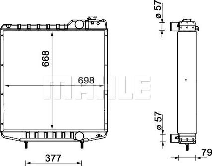 Wilmink Group WG2183291 - Радіатор, охолодження двигуна autocars.com.ua