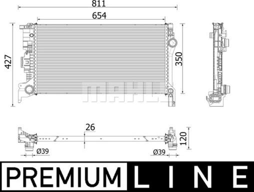 Wilmink Group WG2183295 - Радіатор, охолодження двигуна autocars.com.ua