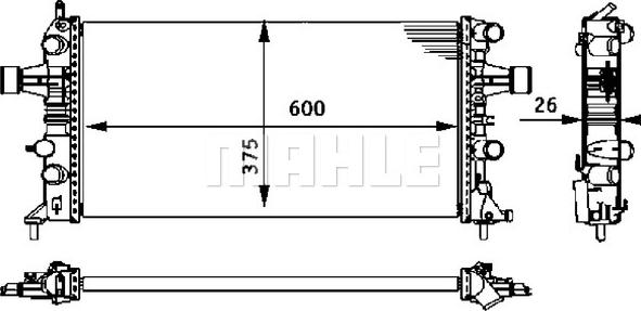 Wilmink Group WG2183300 - Радіатор, охолодження двигуна autocars.com.ua