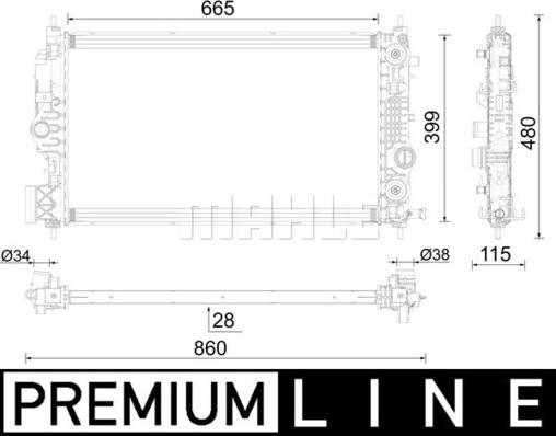 Wilmink Group WG2183367 - Радіатор, охолодження двигуна autocars.com.ua