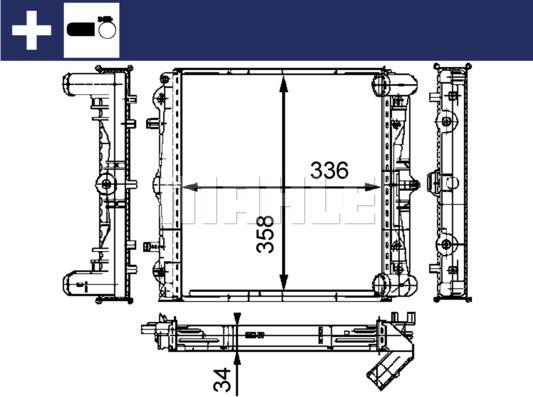 Wilmink Group WG2183538 - Радіатор, охолодження двигуна autocars.com.ua