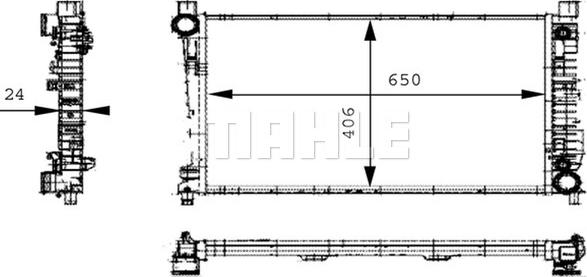 Wilmink Group WG2183542 - Радиатор, охлаждение двигателя autodnr.net