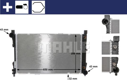 Wilmink Group WG2183543 - Радиатор, охлаждение двигателя autodnr.net