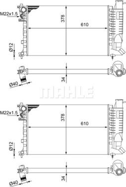 Wilmink Group WG2183660 - Радіатор, охолодження двигуна autocars.com.ua