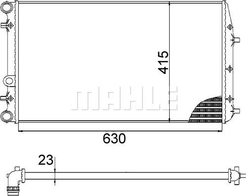 Wilmink Group WG2183688 - Радиатор, охлаждение двигателя autodnr.net