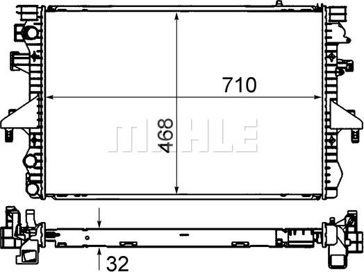 Wilmink Group WG2183784 - Радіатор, охолодження двигуна autocars.com.ua