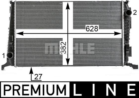 Wilmink Group WG2183801 - Радиатор, охлаждение двигателя autodnr.net