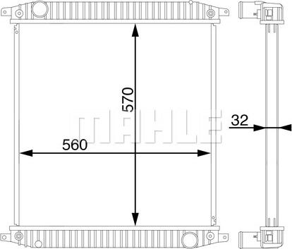 Wilmink Group WG2183913 - Радиатор, охлаждение двигателя autodnr.net