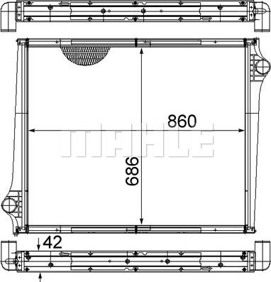 Wilmink Group WG2183958 - Радіатор, охолодження двигуна autocars.com.ua