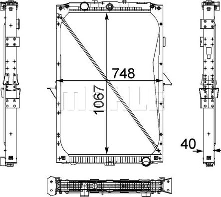 Wilmink Group WG2184028 - Радіатор, охолодження двигуна autocars.com.ua