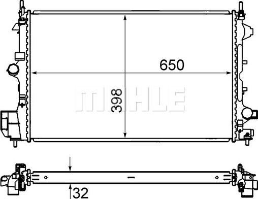 Wilmink Group WG2184043 - Радіатор, охолодження двигуна autocars.com.ua