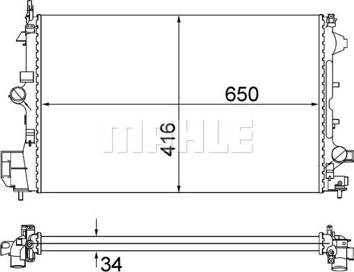 Wilmink Group WG2184044 - Радіатор, охолодження двигуна autocars.com.ua