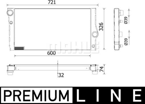 Wilmink Group WG2184168 - Радіатор, охолодження двигуна autocars.com.ua