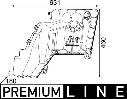 Wilmink Group WG2184266 - Компенсаційний бак, охолоджуюча рідина autocars.com.ua