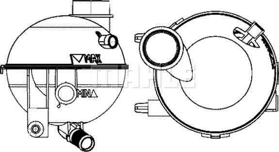 Wilmink Group WG2184302 - Компенсаційний бак, охолоджуюча рідина autocars.com.ua