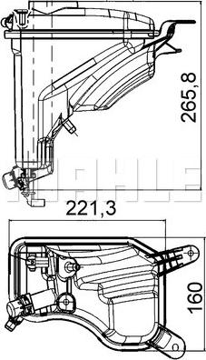 Wilmink Group WG2184349 - Компенсаційний бак, охолоджуюча рідина autocars.com.ua