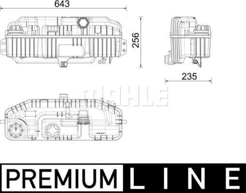 Wilmink Group WG2184371 - Компенсаційний бак, охолоджуюча рідина autocars.com.ua