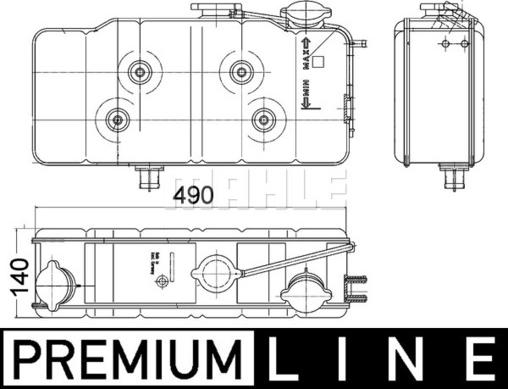 Wilmink Group WG2184383 - Компенсационный бак, охлаждающая жидкость autodnr.net