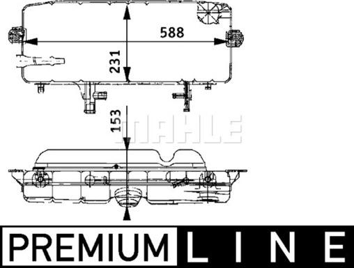 Wilmink Group WG2184395 - Компенсаційний бак, охолоджуюча рідина autocars.com.ua