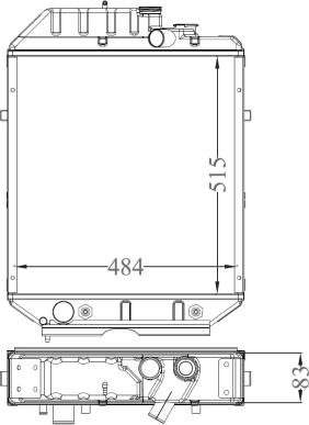 Wilmink Group WG2184519 - Радіатор, охолодження двигуна autocars.com.ua