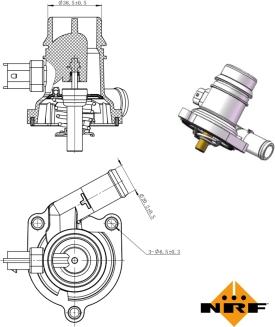 Wilmink Group WG2184652 - Термостат, охолоджуюча рідина autocars.com.ua