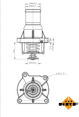 Wilmink Group WG2184669 - Термостат, охлаждающая жидкость autodnr.net