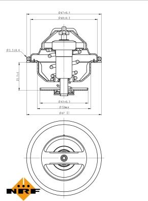 Wilmink Group WG2184670 - Термостат, охлаждающая жидкость autodnr.net