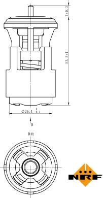 Wilmink Group WG2184752 - Термостат, охолоджуюча рідина autocars.com.ua