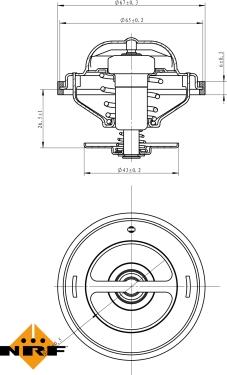 Wilmink Group WG2184815 - Термостат, охлаждающая жидкость autodnr.net