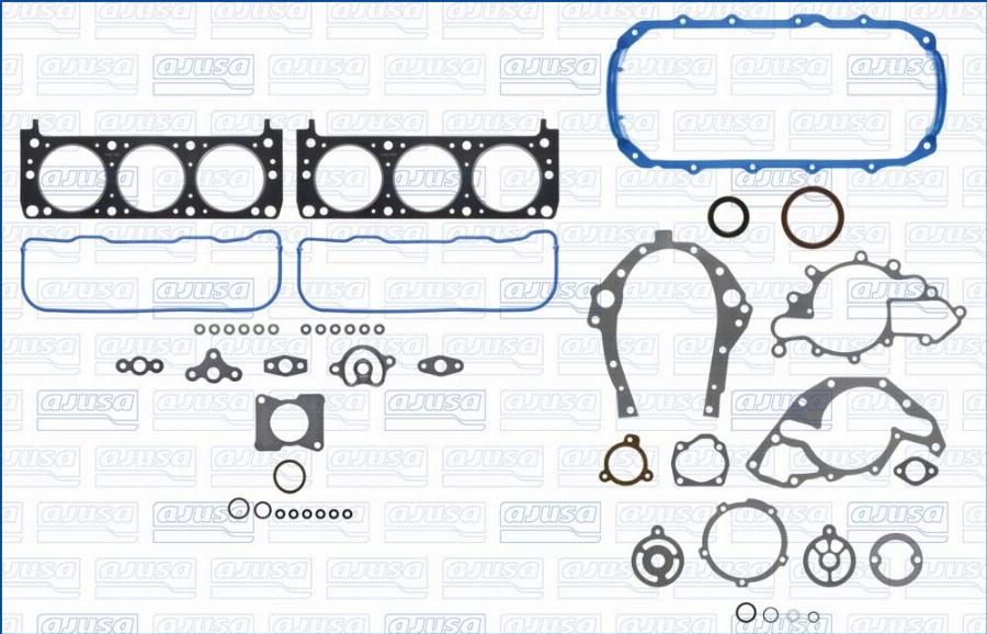 Wilmink Group WG2187909 - Комплект прокладок, двигун autocars.com.ua