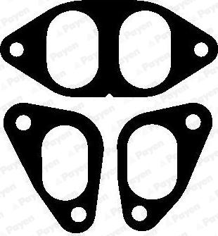 Wilmink Group WG2202366 - Комплект прокладок, випускний колектор autocars.com.ua