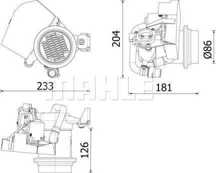 Wilmink Group WG2204714 - Радіатор, рециркуляція ОГ autocars.com.ua