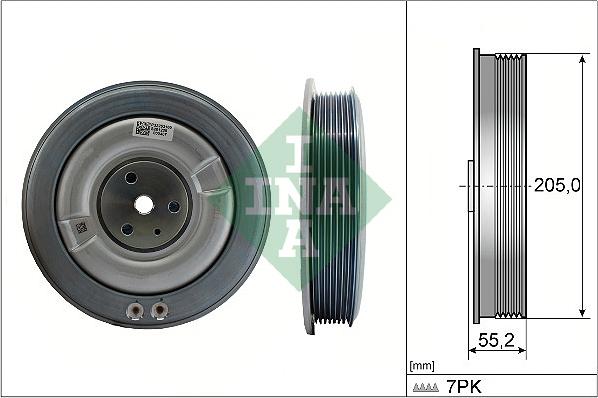 Wilmink Group WG2216113 - Ремінний шків, колінчастий вал autocars.com.ua