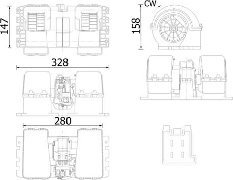 Wilmink Group WG2224683 - Вентилятор салону autocars.com.ua