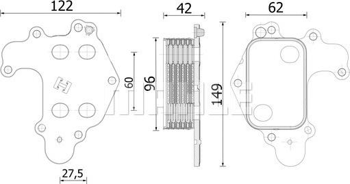 Wilmink Group WG2224696 - Масляний радіатор, рухове масло autocars.com.ua