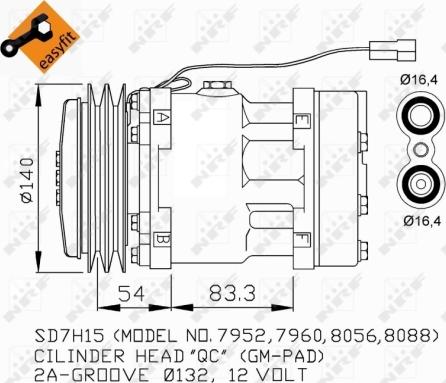 Wilmink Group WG2260564 - Компресор, кондиціонер autocars.com.ua