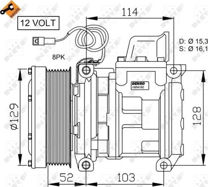 Wilmink Group WG2260582 - Компресор, кондиціонер autocars.com.ua