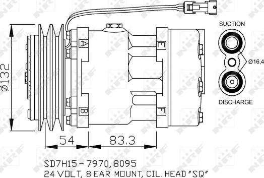 Wilmink Group WG2260606 - Компресор, кондиціонер autocars.com.ua