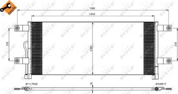 Wilmink Group WG2260714 - Конденсатор кондиционера autodnr.net