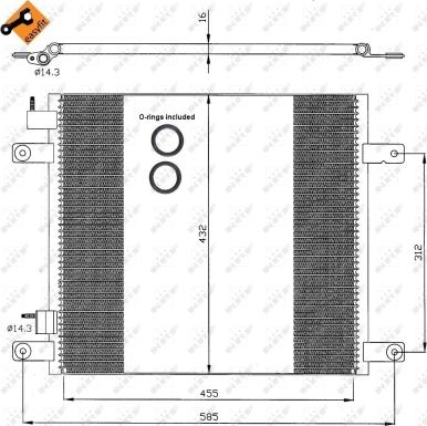 Wilmink Group WG2260791 - Конденсатор, кондиціонер autocars.com.ua