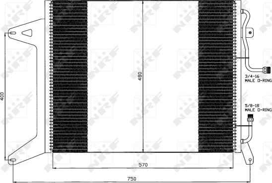 Wilmink Group WG2260794 - Конденсатор, кондиціонер autocars.com.ua