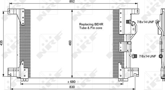 Wilmink Group WG2260804 - Конденсатор, кондиціонер autocars.com.ua