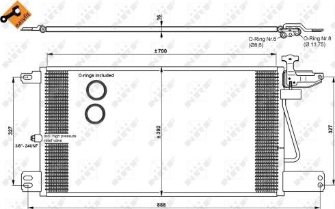 Wilmink Group WG2260807 - Конденсатор, кондиціонер autocars.com.ua