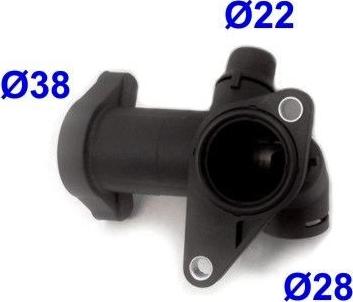 Wilmink Group WG2263372 - Фланець охолоджуючої рідини autocars.com.ua