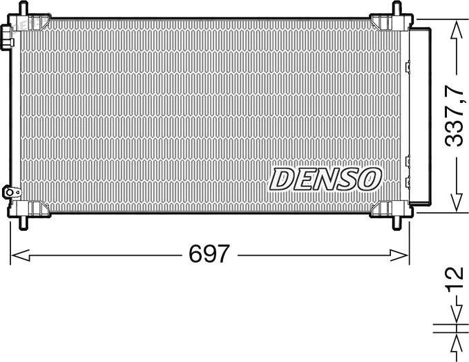 Wilmink Group WG2270569 - Конденсатор, кондиціонер autocars.com.ua