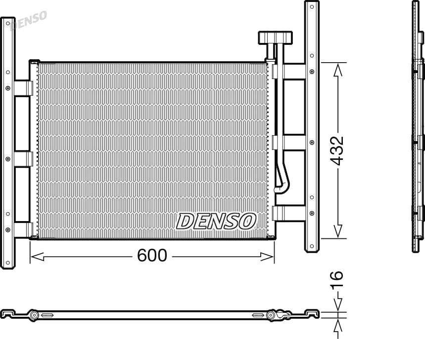 Wilmink Group WG2270580 - Конденсатор, кондиціонер autocars.com.ua