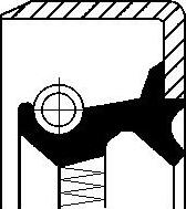 Wilmink Group WG2285161 - Ущільнене кільце валу, автоматична коробка передач autocars.com.ua